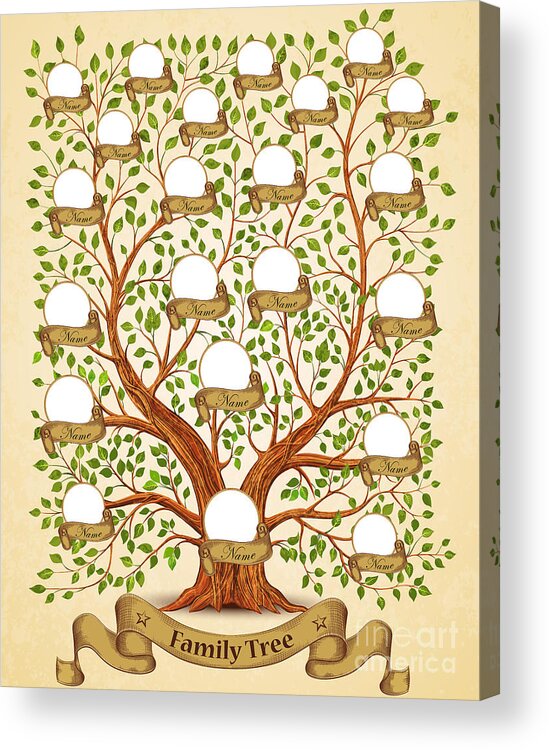 family tree template to print