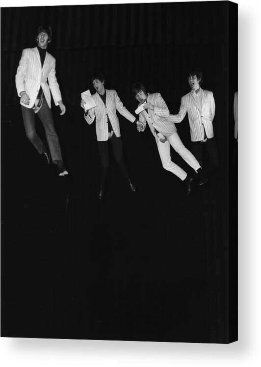 Hanging Acrylic Print featuring the photograph Flying Beatles by Kent Gavin