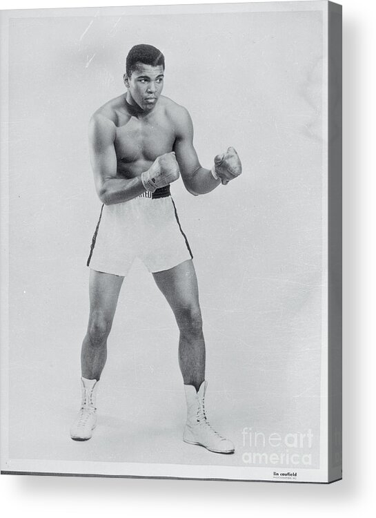 People Acrylic Print featuring the photograph Heavyweight Boxer Muhammad Ali by Bettmann