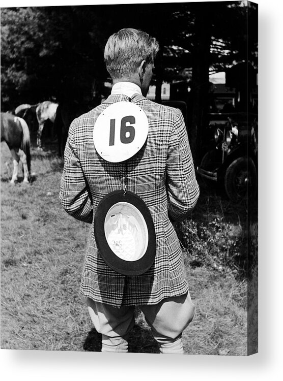 Vertical Acrylic Print featuring the photograph Horse Show by Alfred Eisenstaedt