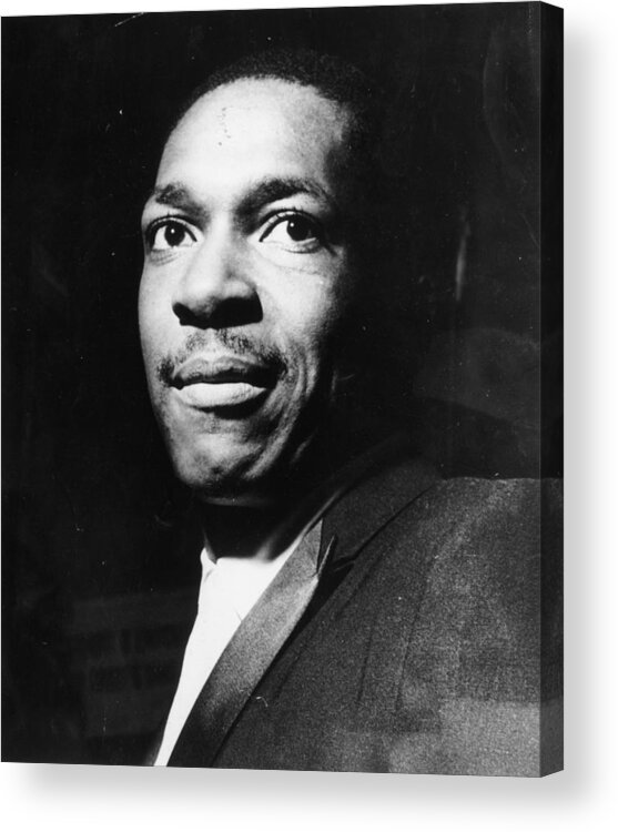 People Acrylic Print featuring the photograph John Coltrane by Evening Standard