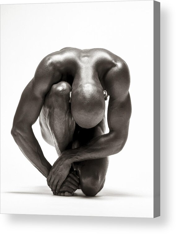 Male Acrylic Print featuring the photograph Jovan 4 by Anders Kusts