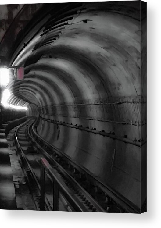 Metro Acrylic Print featuring the photograph Just Around the Bend by Lora J Wilson
