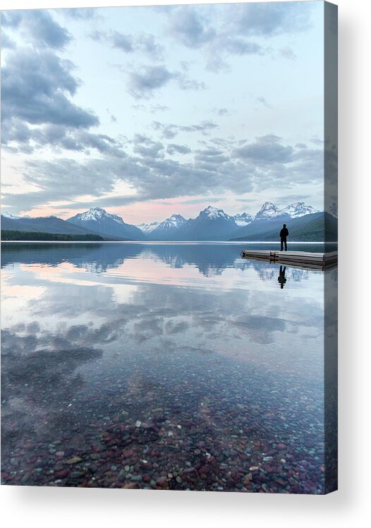National Park Acrylic Print featuring the photograph Lake McDonald by Steven Keys