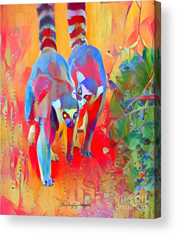 Two Acrylic Print featuring the digital art Madagascar Dreaming by Chris Armytage
