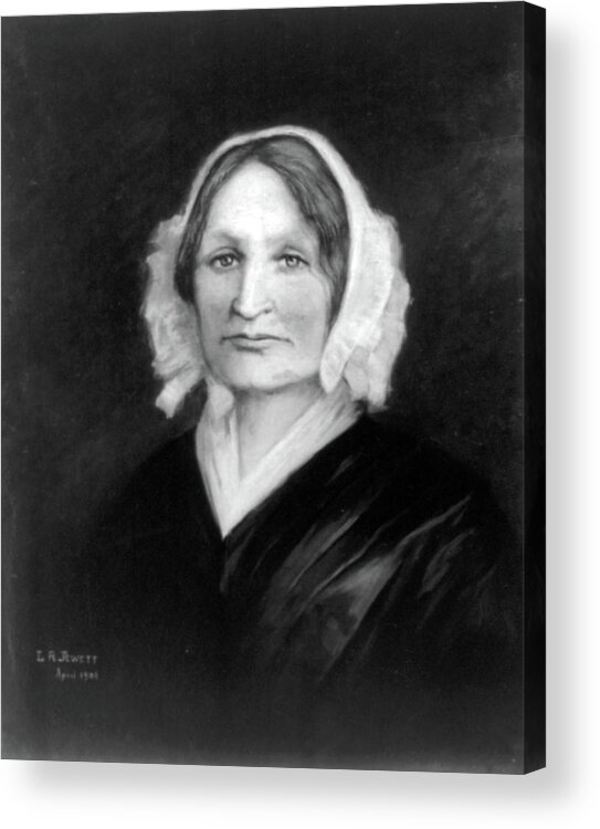 19th Century Acrylic Print featuring the painting Mary Lyon, American Educator by Science Source