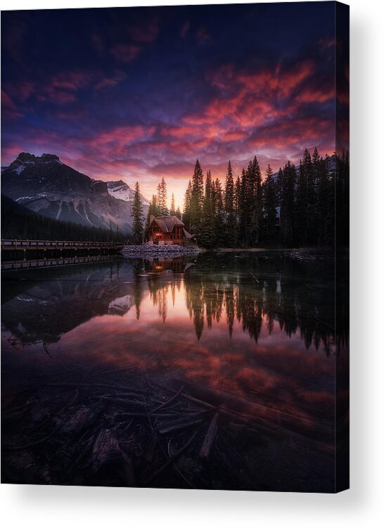 Canada Acrylic Print featuring the photograph Perfect Sunrise. by Juan Pablo De Miguel