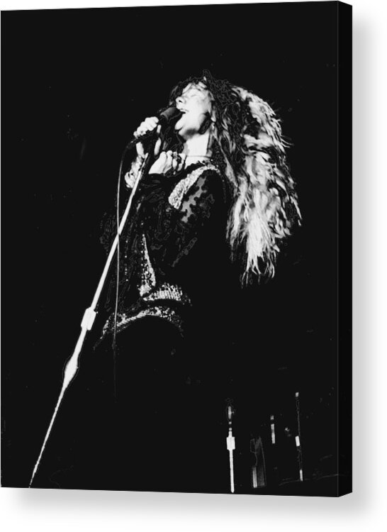 Music Acrylic Print featuring the photograph Photo Of Janis Joplin by Larry Hulst