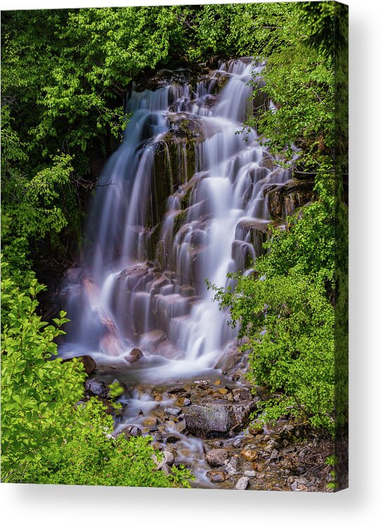 Picture Frame Falls Acrylic Print featuring the photograph Picture Frame Falls by Joe Kopp