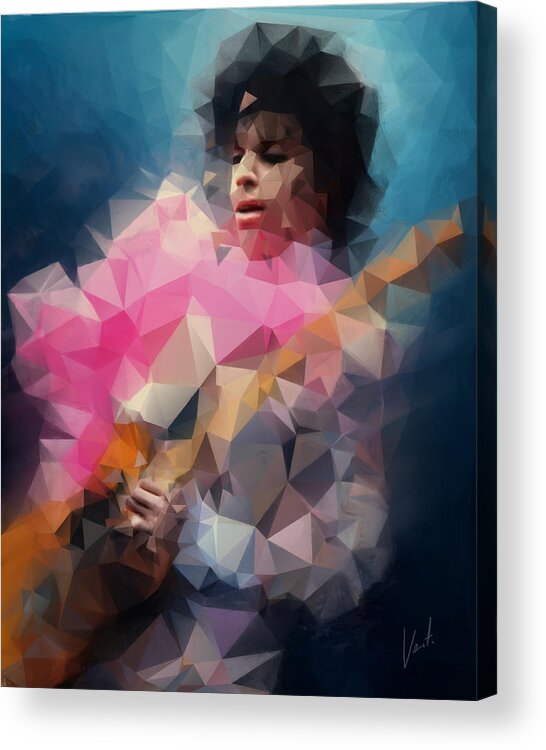 Prince Acrylic Print featuring the painting Prince by Vart Studio