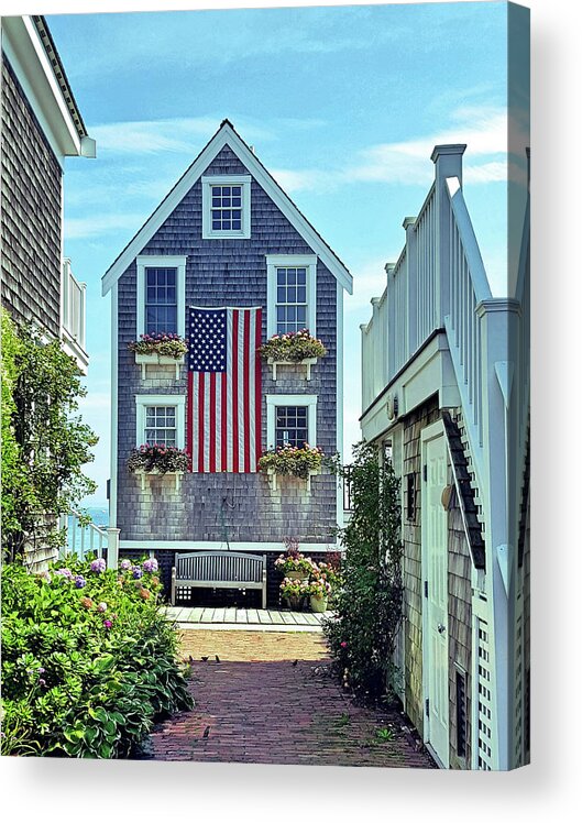 Cape Cod Acrylic Print featuring the photograph Provincetown Patriot 300 by Sharon Williams Eng