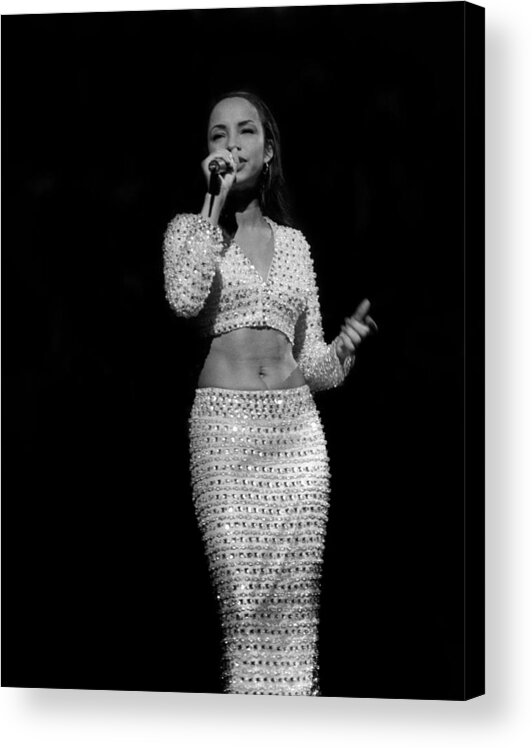 Artist Acrylic Print featuring the photograph Sade Live In Rosemont, Illinois by Raymond Boyd