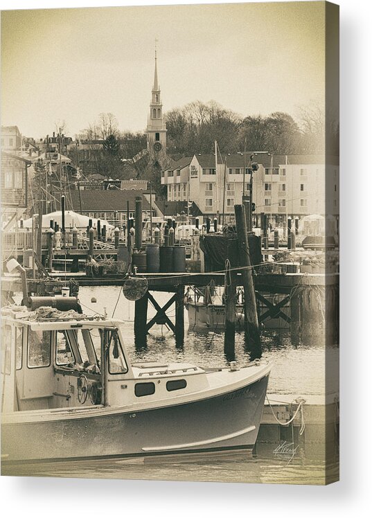 Harbor Acrylic Print featuring the photograph Sailor's Home by Michael Frank