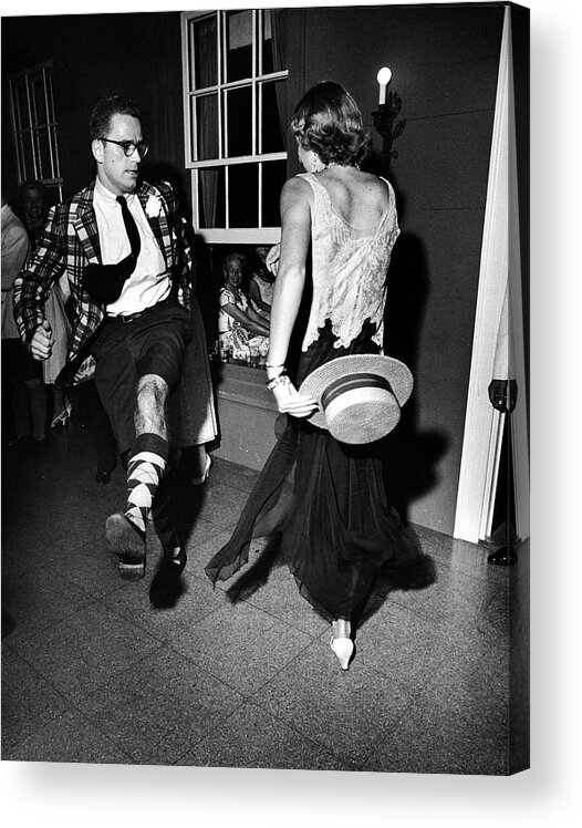 Necktie Acrylic Print featuring the photograph Scene From A Party by Lisa Larsen