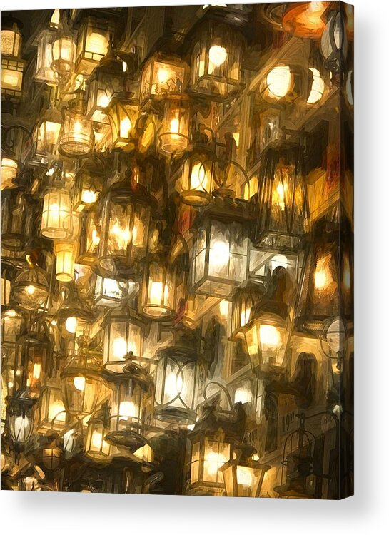 Lights Acrylic Print featuring the photograph Shopping for Lighting by Jack Wilson