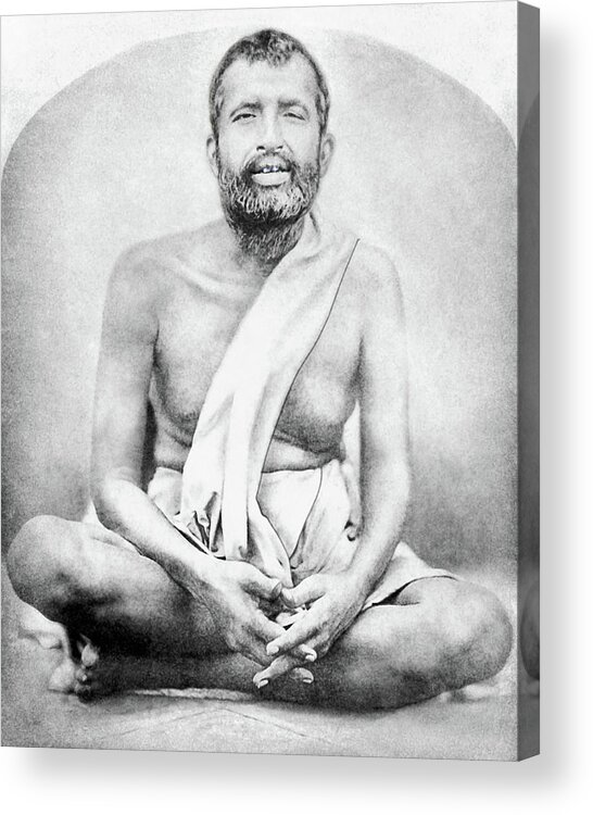 Acrylic Print featuring the photograph Sri Ramakrishna by Bavanath Chatterjee