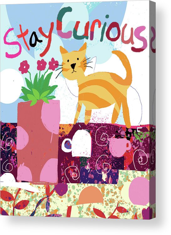 Stay Curious Acrylic Print featuring the photograph Stay Curious by Holly Mcgee