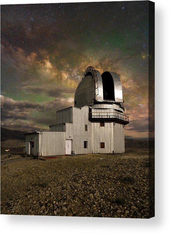 Astronomy Acrylic Print featuring the photograph The Himalayan Chandra Telescope by Ashish Kamble