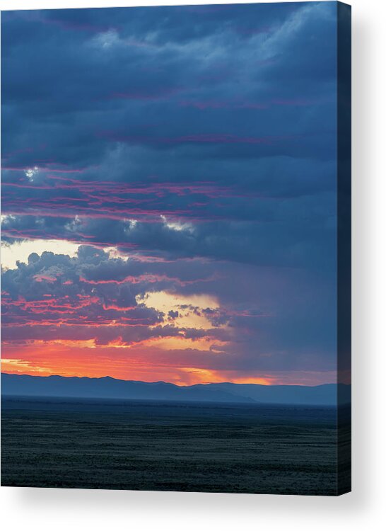 Alone Acrylic Print featuring the photograph Great Sand Dunes National Park Thunderstorm #1 by Kyle Lee