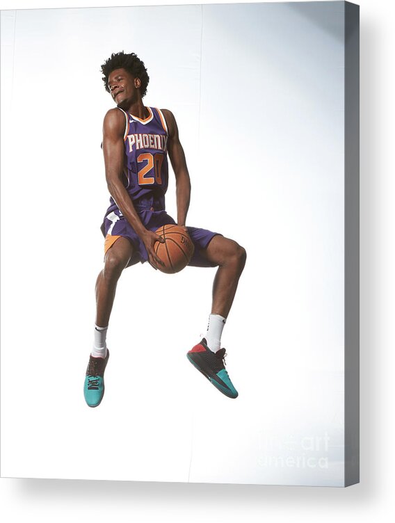 Nba Pro Basketball Acrylic Print featuring the photograph Josh Jackson by Nathaniel S. Butler
