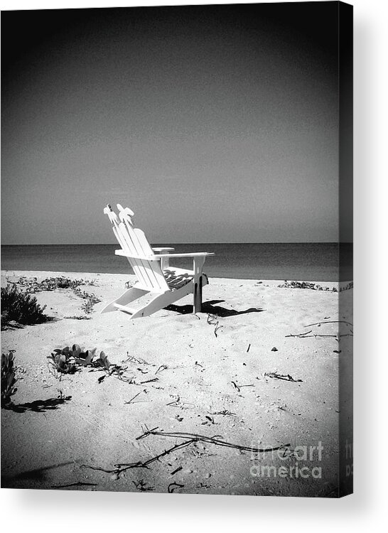 Florida Acrylic Print featuring the photograph The Life - BW #1 by Chris Andruskiewicz