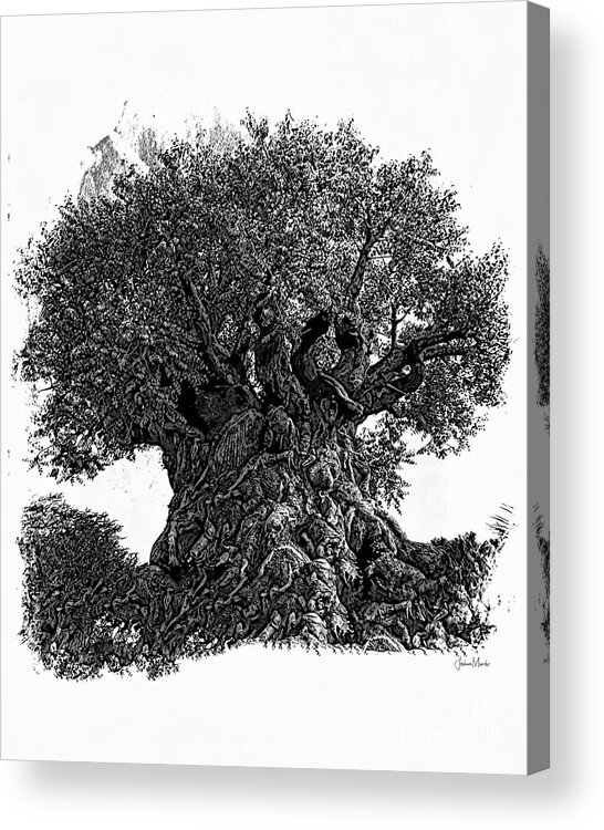Joshua Mimbs Acrylic Print featuring the photograph Tree of Life #1 by FineArtRoyal Joshua Mimbs
