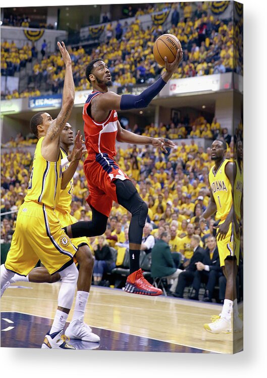 Playoffs Acrylic Print featuring the photograph John Wall by Andy Lyons