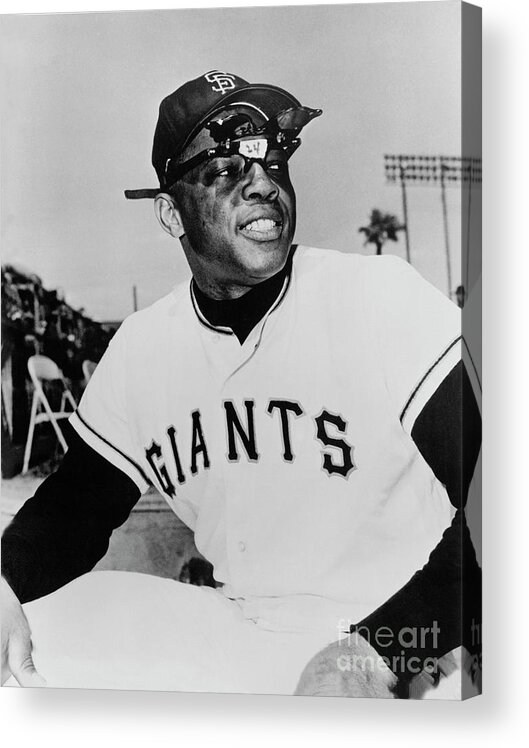 People Acrylic Print featuring the photograph Willie Mays by National Baseball Hall Of Fame Library