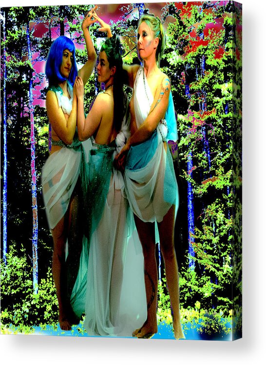 Boticelli Acrylic Print featuring the photograph Homage to Boticelli by Ann Tracy