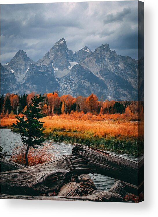 Grand Acrylic Print featuring the photograph Grand Teton National Park #32 by Brian Venghous