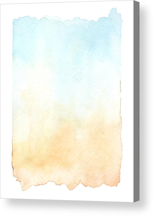 Ink And Brush Acrylic Print featuring the drawing Abstract Paint Gradient by Amtitus