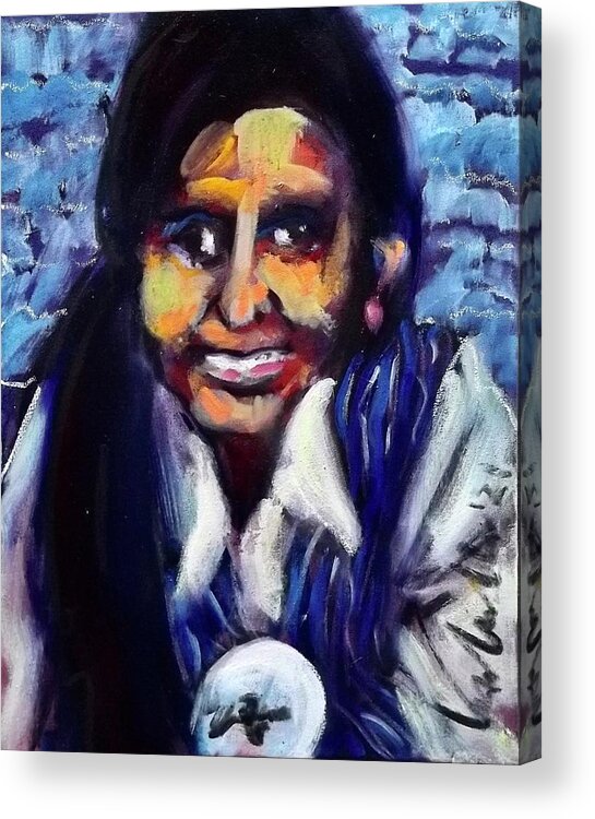 Painting Acrylic Print featuring the painting Ada by Les Leffingwell