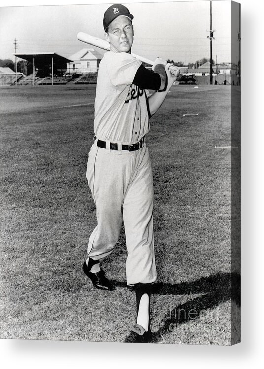 American League Baseball Acrylic Print featuring the photograph Al Kaline by National Baseball Hall Of Fame Library