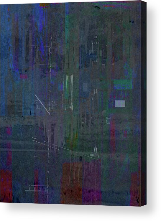 Abstract Acrylic Print featuring the digital art Arcadia 2132 by Ken Walker