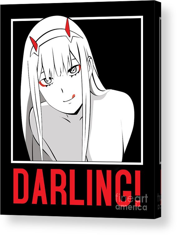 Zero Two 002 DARLING in the FRANXX Card Anime | Art Board Print
