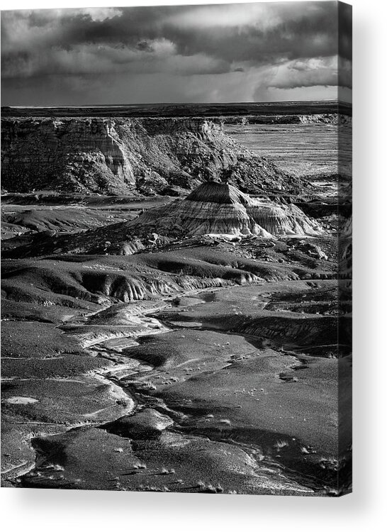 National Park Acrylic Print featuring the photograph Arroyo And Peak by Joseph Smith