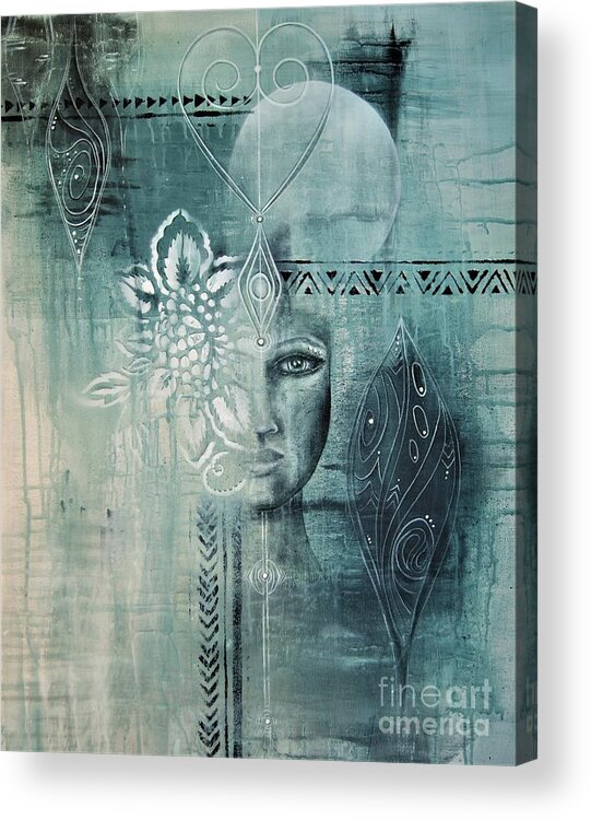  Acrylic Print featuring the painting Awakened 1 by Reina Cottier