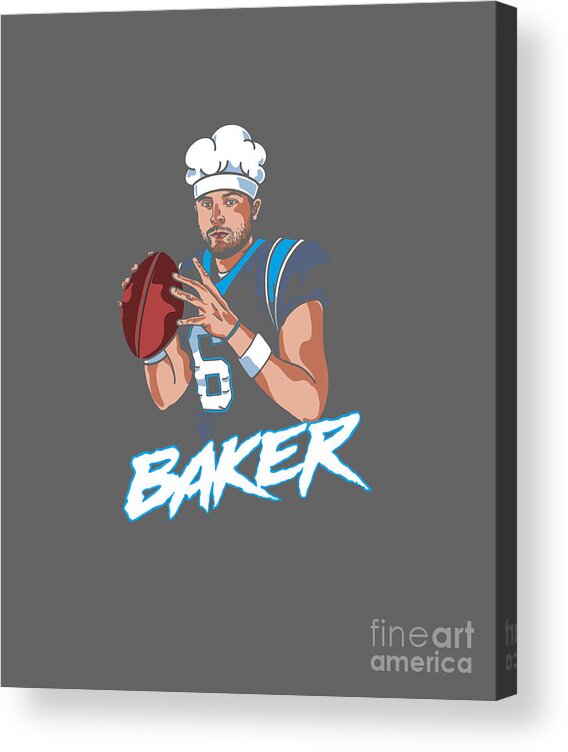 Manager Acrylic Print featuring the painting Baker Mayfield trending by Handsley Nguyen