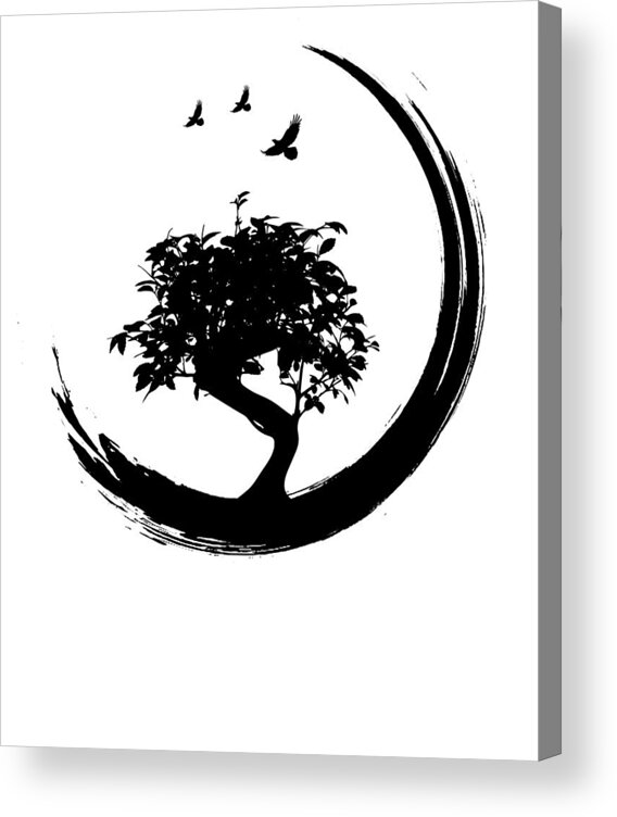 Art Print, Black and White Art, Tree Drawing, Gifts for Nature