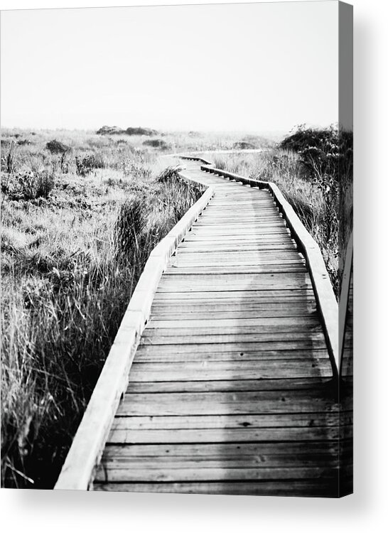 Black And White Photography Acrylic Print featuring the photograph Begin by Lupen Grainne