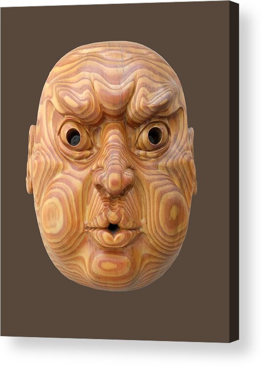 Sculpture Acrylic Print featuring the sculpture Buddha Wind by Denny McNeill