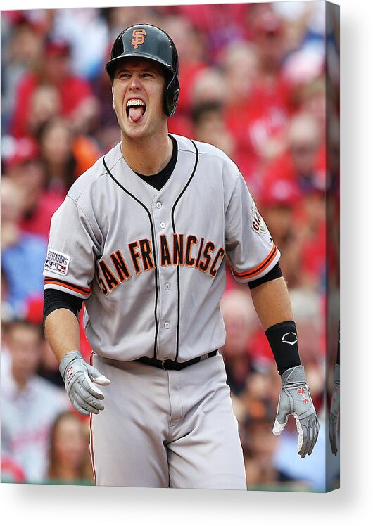 National League Baseball Acrylic Print featuring the photograph Buster Posey by Elsa