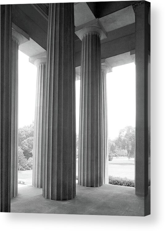 Columns Acrylic Print featuring the photograph Columns 3 by Mike McGlothlen