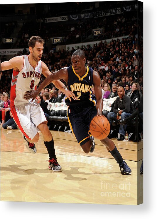 Nba Pro Basketball Acrylic Print featuring the photograph Darren Collison by Ron Turenne