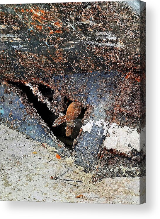 Steve Sperry Mighty Sight Studio Photography Acrylic Print featuring the digital art Distressed Prop by Steve Sperry
