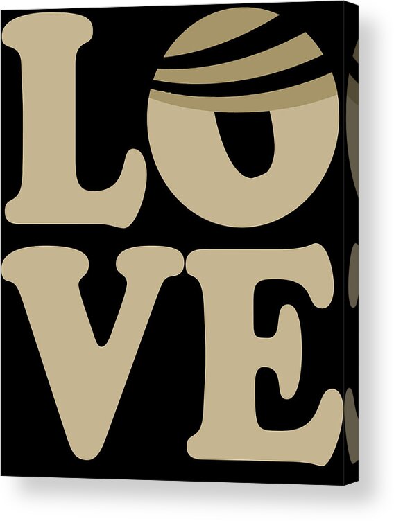 Funny Acrylic Print featuring the digital art Donald Trump Love by Flippin Sweet Gear