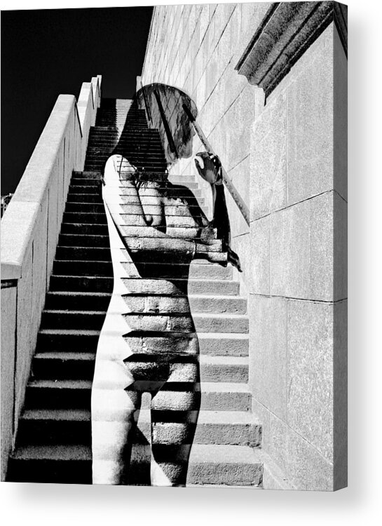 Nude Acrylic Print featuring the photograph Fading Memory by Jim Painter