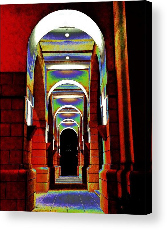 Architecture Acrylic Print featuring the photograph Fantasy Archway by Andrew Lawrence