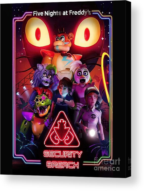 FNAF security breach gregory and sundrop plush Greeting Card by