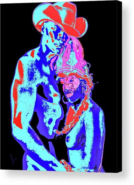Blacklight Acrylic Print featuring the photograph Free Love by Jose Pagan